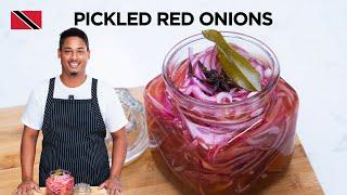 Pickled Red Onions Recipe by Chef Shaun  Foodie Nation