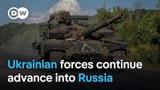 Ukraine now controls dozens of Russian settlements and over 1100 km2 says top commander  DW News