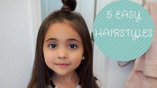 5 EASY HAIRSTYLES AllInTheFoleyFamily