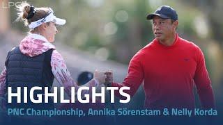 PNC Championship Round 2  Nelly Korda & Annika Sorenstam