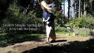 Slow & Simple Day  A Peaceful Day in the Garden with Me  Cozy Dinner at Home  Slow Living Vlog