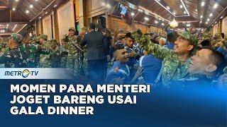 Momen Menteri Kabinet Merah Putih Joget Bareng Usai Gala Dinner