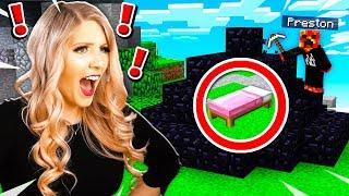 TROLLING MY WIFE IN MINECRAFT BED WARS MCPE