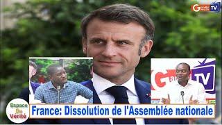 URGENT  1- France la dissolution de l’assemblée nationale