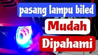 Cara pasang lampu biled daymaker beat karbu 5 kabel