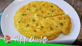 Potato Omelette  Simple Healthy Breakfast  Potato Egg Recipe  High Protein Breakfast  Foodworks