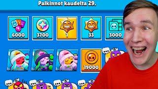 Kun Avaat Kaikki Palkinnot Kerralla... Brawl Stars