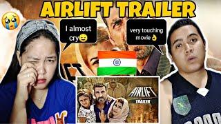 AIRLIFT THEATRICAL TRAILER  Akshay Kumar Nimrat Kaur  Filipino Couple Reaction