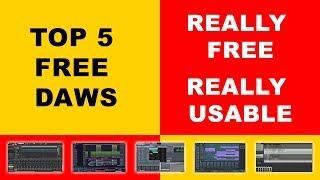 Top 5 best FREE DAW software for music production