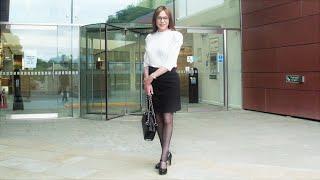 A Secretarial Study  Transvestite  Crossdresser