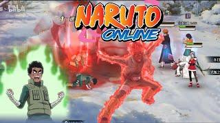 Naruto Online - Lee Gate of Joy and Guy Gate of Death TEAM UP