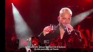 Maluma in Tirana Albania  14.03.2022 Papi Juancho World Tour