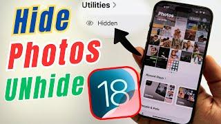 iOS 18 How to Hide Photos on iPhone NEW - HIDEUNHIDE