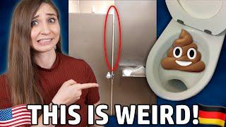 POOP SHELVES? German vs. American Bathroom Differences  Feli from Germany