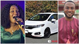 A fan surprises Ohemaa Eunice with a brand new car