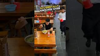 This waiter knocked over the customers water bottle and this happened  #stories #heartwarming