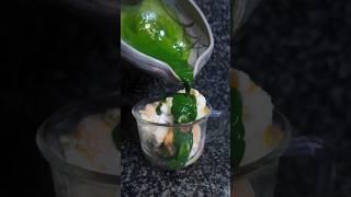 Matcha Mangoes and Cream Affogato