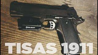 TISAS 1911 Carry Railed Tabletop Review. Down and Dirty