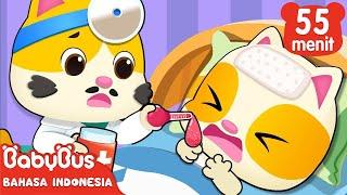 Bayi Kucing Sakit Demam  Super Pil Vs Kuman  Lagu Anak Sakit  BabyBus Bahasa Indonesia