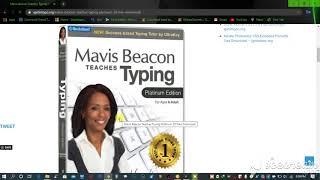 Mavis Beacon typing for window 10 step by step