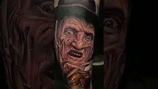 татуировка Фредди Крюгер #shorts #tatoo #tattoo #freddytattoo