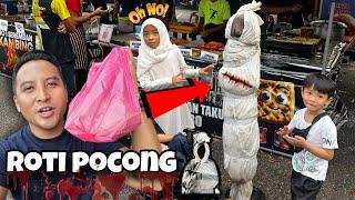 IJAT REVIEW ROTI POCONG VIRAL DI BAZAR RAMADHAN PAROI N9MACAM SERAM JE NAK GIGIT-VLOG IJAT