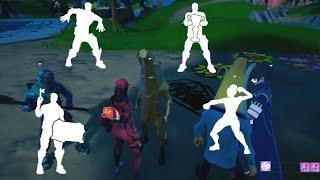Emote Battles using Ruby Skin in Party Royale