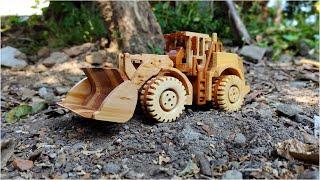 CATERPILLAR WHEEL LOADER DIY wooden toys