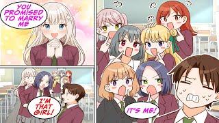 ［Manga dub］I found the person that I promised Id marry and...［RomCom］