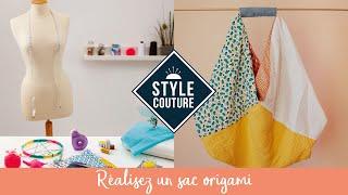 Tuto Couture  Créez un Sac Origami réversible avec Style Couture