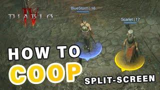 How to Play Couch Coop Console Only ► Diablo 4