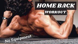 BACK WORKOUT AT HOME  No Equipment  Rowan Row