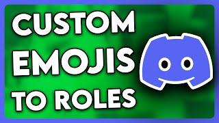 How to Add Custom Emojis to Discord Roles EASY