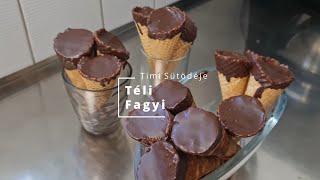 Retró Téli Fagyi és mézes tölcsér recept - Timi Sütödéje