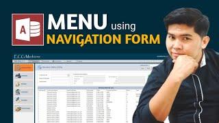 How to Create MENU using NAVIGATION form in Microsoft Access  Edcelle John Gulfan