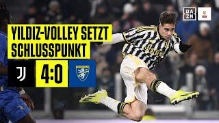Milik-Hattrick und Yildiz-Volley zum Halbfinaleinzug Juventus - Frosinone  Coppa Italia  DAZN