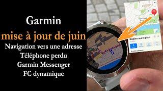 Garmin mise à jour juin 2024