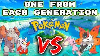 We Catch A Random Pokemon From Every Generation.. Then We FIGHT