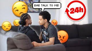 IGNORING MY BOYFRIEND FOR 24 HOURS PRANK HE CRIED