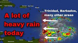 Heavy rains across Caribbean today flooding possible • Jamaica Update