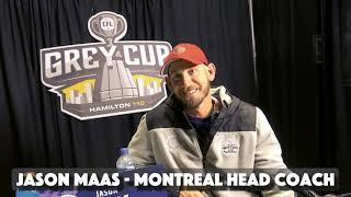 Montreal head coach Jason Maas on his journey to the CFL and allowing himself to enjoy the Grey Cup