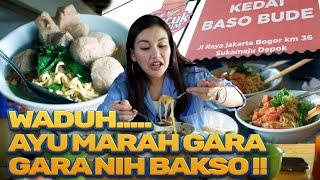 AYU TING TING GEBRAK MEJA KARENA BAKSO INI 