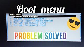 How To Fix Boot Menu  Problem Solved  Lenovo laptop