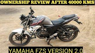 2016 YAMAHA FZS BS4  Review after 40000 kms  Fzs 150  Review after 4 Years