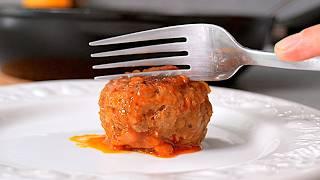 Awesome MEATBALLS I just replaced RICE with VEGETABLES It’s healthier and juicier this way