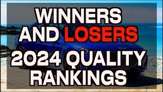 Winners and Losers 2024 J.D. Power Quality Rankings