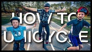 How to Ride a Unicycle - The Progression from the Expert Roland Kays