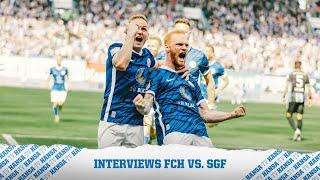 Interviews nach dem Spiel gegen SpVgg Greuther Fürth  2. Bundesliga