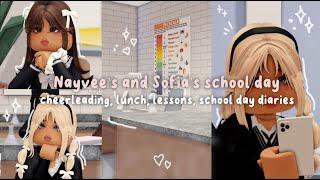 ⋅ ˚ ₊ ‧  🩰 Nayvees and Sofias School Day  cheerleading lunch lessons school diaries  ‧₊˚ ⋅