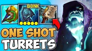 MEGA BONK YORICK FARMS TURRETS IN SECONDS SPLIT PUSH GOD